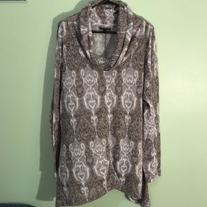 Cowl Neck Knit Tunic